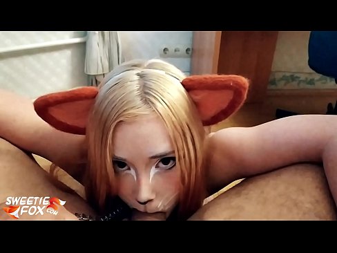 ❤️ Kitsune avalant une bite et du sperme dans sa bouche ❤️ Fuck vidéo at us ❤